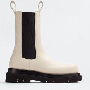 Bottega Veneta Lug Chelsea Boot Sea Salt